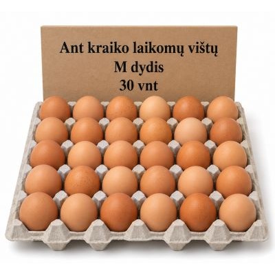 Eggs AM for chickens kept on litter, 1 unit (30 pcs tray)